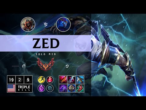 Zed Mid vs Aurelion Sol - NA Grandmaster Patch 14.12