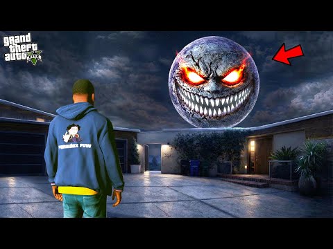 Franklin And Shinchan Found WAKE UP MOON In GTA 5 | Paradox FTW