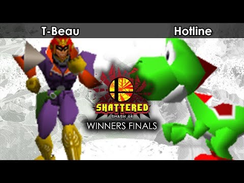 Smash 64: T-Beau (Falcon) V Hotline (Yoshi) - Shattered 107 Tournament SSB64