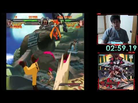 (PS2) Guilty Gear XX Slash - Arcade Any% - Potemkin Speedrun in 5:58 World Record