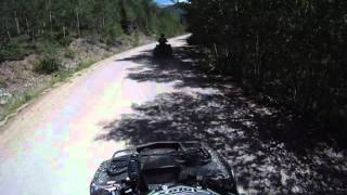 preview picture of video 'Ouray Colorado ATV Trail Rides July 2011 - Part 20 - Mineral Creek Access To Alpine Loop & Lake City'