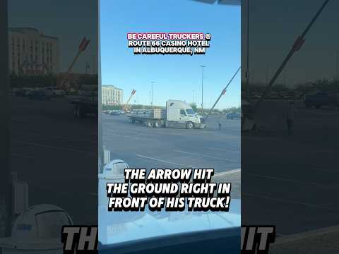 Be careful truckers, when parking at Route 66 Casino Hotel in Albuquerque, NM. #truckdriver