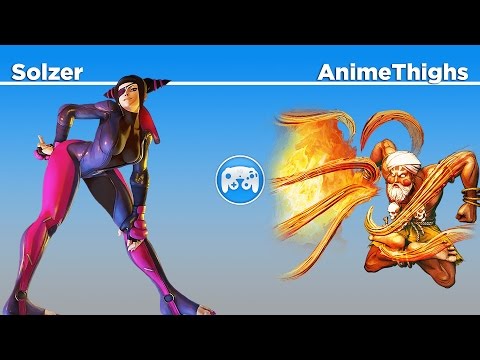 SFV @ Neil's (4-25) - Solzer (Juri) vs. AnimeThighs (Dhalsim) - WR2