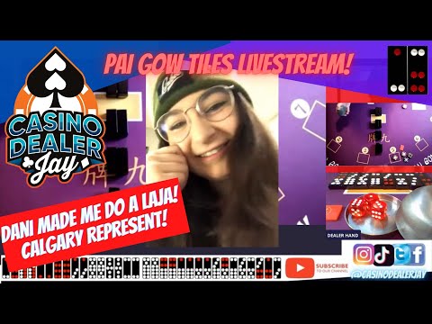 Pai Gow Tiles For Fun Livestream - Qualifying Match with Danielle! - CASINO DEALER
