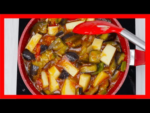 La mejor receta de berenjena hecha en la sartén I Receta fácil y saludable