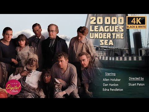 20,000 Leagues Under The Sea (1916) BW | 4K | Sci-Fi | Allen Holubar, Dan Hanlon, Edna Pendleton