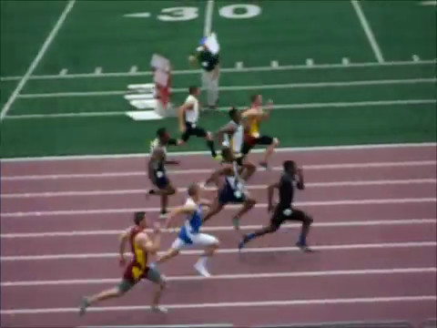 2013 MSHSL Class 2A Track & Field Championship Meet - Boys 100 Meter Dash PRELIMS (Heat 3 Of 3)