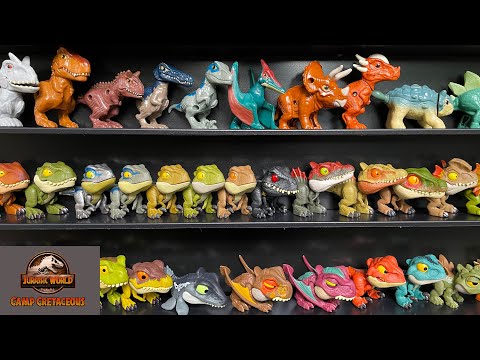 My Jurassic World Mini Dinosaurs Collection! Camp Cretaceous Indoraptor, Indominus Rex, T-Rex & more
