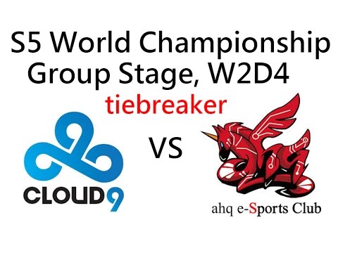 C9 vs AHQ tiebreaker highlights | (S5 World Championship Group Stage W2D4, Group B)