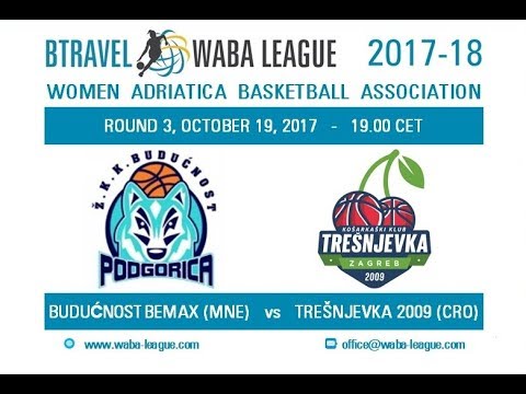 WABA - Budućnost Bemax vs Trešnjevka 2009 19.10.2017