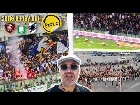 Chaos in Salerno: Sampdoria Survive as Salernitana Fans Stop the Match | Serie B Playout Madness 🇮🇹