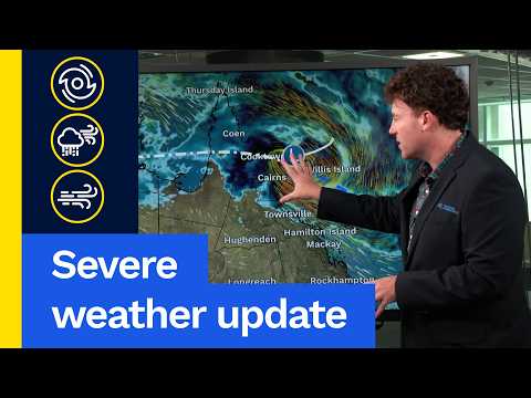 Severe Weather Update: Tropical low 29U heading toward Queensland