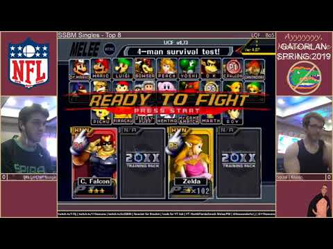 GL2019 SSBM Singles - 4/6 - DELC | Chef Norge (CF) Vs. SC | Krudo (Sheik) - LQF