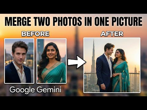 How to Merge Two Photos with Google Gemini Prompt (BETTER than Photoshop!)