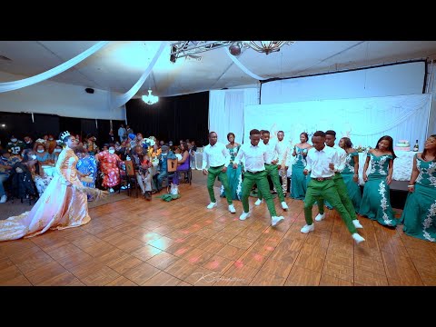 Congolese Wedding Entrance Groomsmen With The Bridal Makyambe - Dj Merco Tchougoal ( Wakali Group )