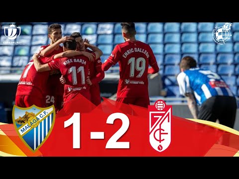 RESUMEN | Málaga CF 1-2 Granada CF | Dieciseisavos de final de la Copa del Rey