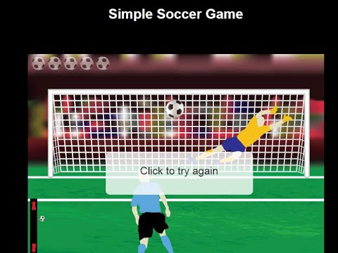 Simple Soccer Game Using Javascript