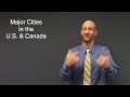 Major Cities in US and Canada in ASL