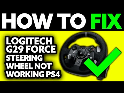 How To FIX Logitech G29 Steering Wheel Not Working PS4 (2025) - Step by Step