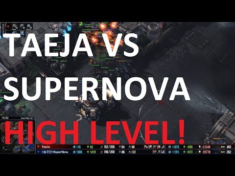 Starcraft 2 - My top Terrans! - TvT - TaeJa vs SuperNova on Acid Plant