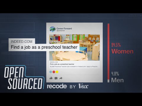 Facebookは95％の女性にこの広告を見せた。それが問題なのか？ (Facebook showed this ad to 95% women. Is that a problem?)