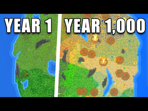 I Gave Humans 1,000 Years Before Sending Them To War - Worldbox