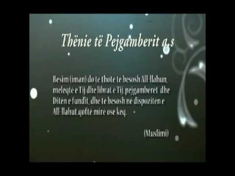 Thënie të Pejgamberit a s  37