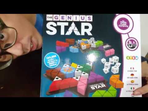 The Genius Star tabletop board game unboxing.