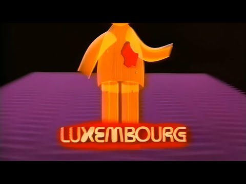 POSTCARD LUXEMBOURG - EUROVISION SONG CONTEST 1984 LUXEMBOURG CITY (RTL)
