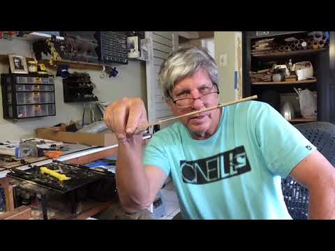 HMS Granado Video 32  building the mizzen mast.