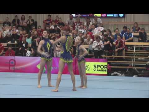 FIAC 2017 WORLD CUP RUS DYN GALANOVA Polina KUDRIAVTSEVA Viktoriia PETROVA Alina