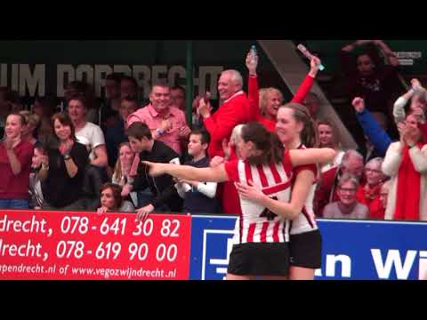 3e Play-off wedstrijd PKC tegen Fortuna Delta Logistiek op 4 april 2018