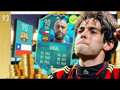UNLOCKING FLASHBACK 90 RATED VIDAL!! - FIFA 20 KAKA ROAD TO GLORY #93