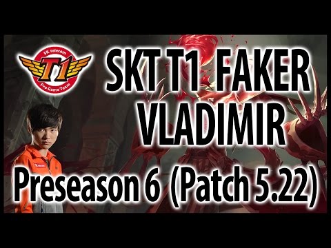 SKT Faker – Vladimir mid vs. Yasuo – Preseason 6, KR challenger ranked solo queue (2015.11.17)