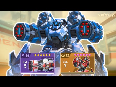 Scorpius with Missile Rack 16: A Heavy-Hitter Combo | Mech Arena