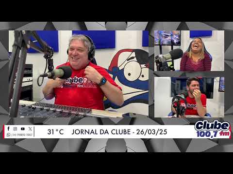 Jornal da Clube - 26/03/2025 - Edição do Almoço