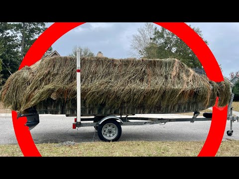 Beavertail Boat Blind Pro's and Con's Review  and NC Duck Hunting PROOF