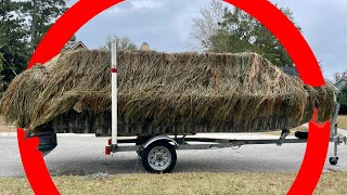 Beavertail Boat Blind Pro's and Con's Review  and NC Duck Hunting PROOF