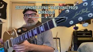 Video thumbnail for 2021 Epiphone Les Paul Traditional Pro IV no talking by Ricky Squires