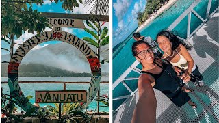 MYSTERY ISLAND, VANUATU. JULY 2023. P&O CRUISE, PACIFIC ADVENTURE.