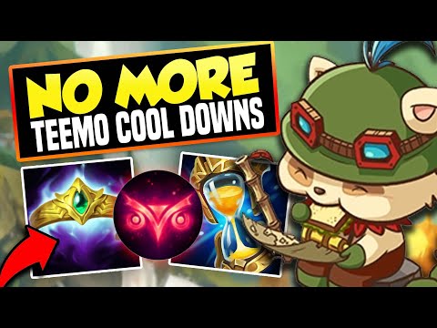 SEASON 12 TEEMO BUT THIS BUILD MAKES COOL DOWNS DISAPPEAR - League of Legends