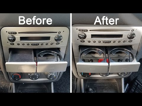 Alfa GT, 147 Double Cup Holder Install, Adding Second Cup Holder