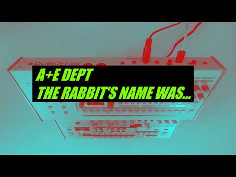 A+E DEPT 'THE RABBIT'S NAME WAS' TB-303 / TB-03 / TB-3 / TD-3 PATTERN