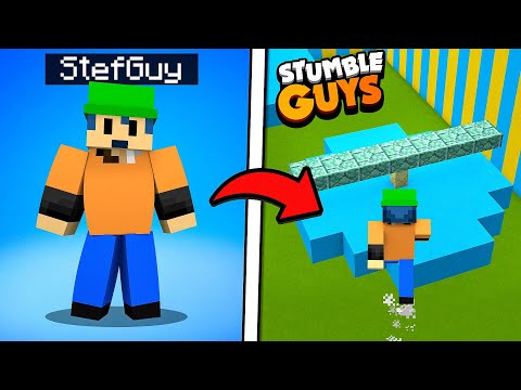 GIOCO UN TORNEO DI STUMBLE GUYS SU MINECRAFT!