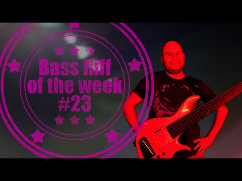 Bass Riff of the week#23 - tapping, chorus // уроки игры на бас гитаре
