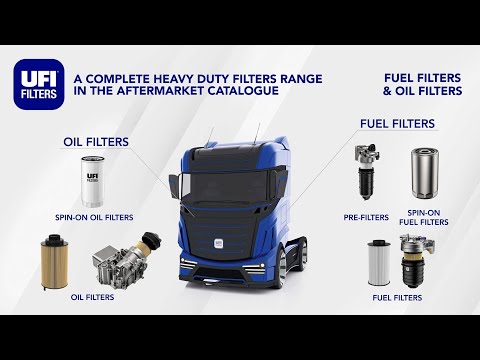 A complete Heavy Duty filters range in the UFI Filters Aftermarket Catalogue