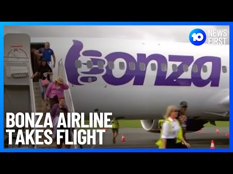 Bonza Airline Takes Flight From Sunshine Coast To Whitsundays | 10 News First