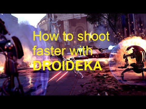 DROIDEKA TIP: How to shoot faster! / Star Wars Battlefront 2