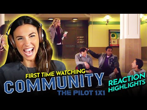 Coby reacts to COMMUNITY 1x1 "The Pilot" (2009) TV Show Reaction FIRST TIME WATCHING