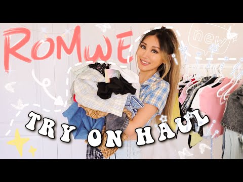 HUGE ROMWE TRY ON HAUL | NEW IN affordable + trendy *discount code*